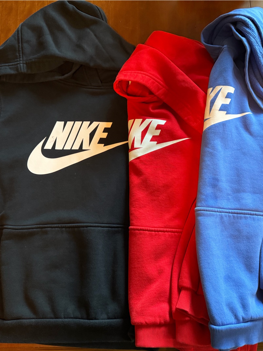 Nike Kids Sweatpants Trio in Blue, Red & Black